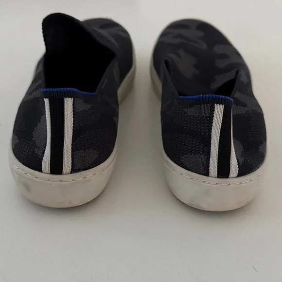 Rothy's Original Slip On Sneaker Women’s size 9 Camouflage black and grey - Picture 5 of 8